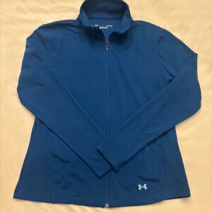 Under Armour Women’s Blue Full Zip Jacket | Athletic Activewear | Size Large